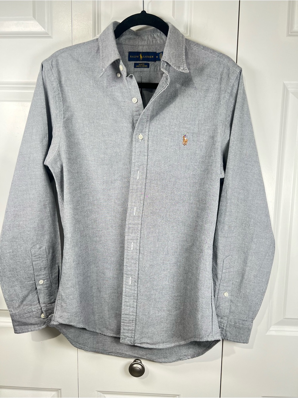 Ralph Lauren Slim Fit  Stretch Oxford Button-Down Shirt Long Sleeves